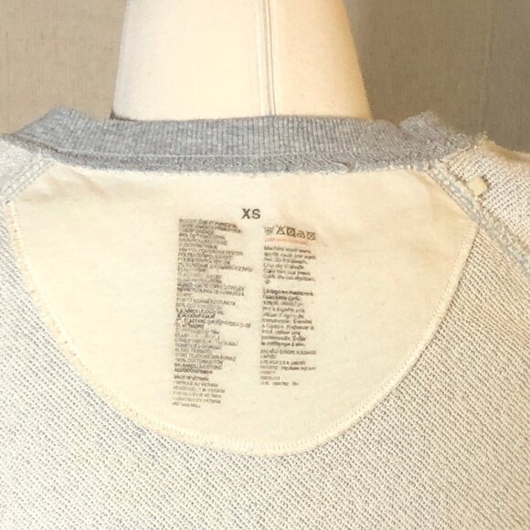 Muji Heather Gray Sweatshirt Dress XS - Picture 9 of 9